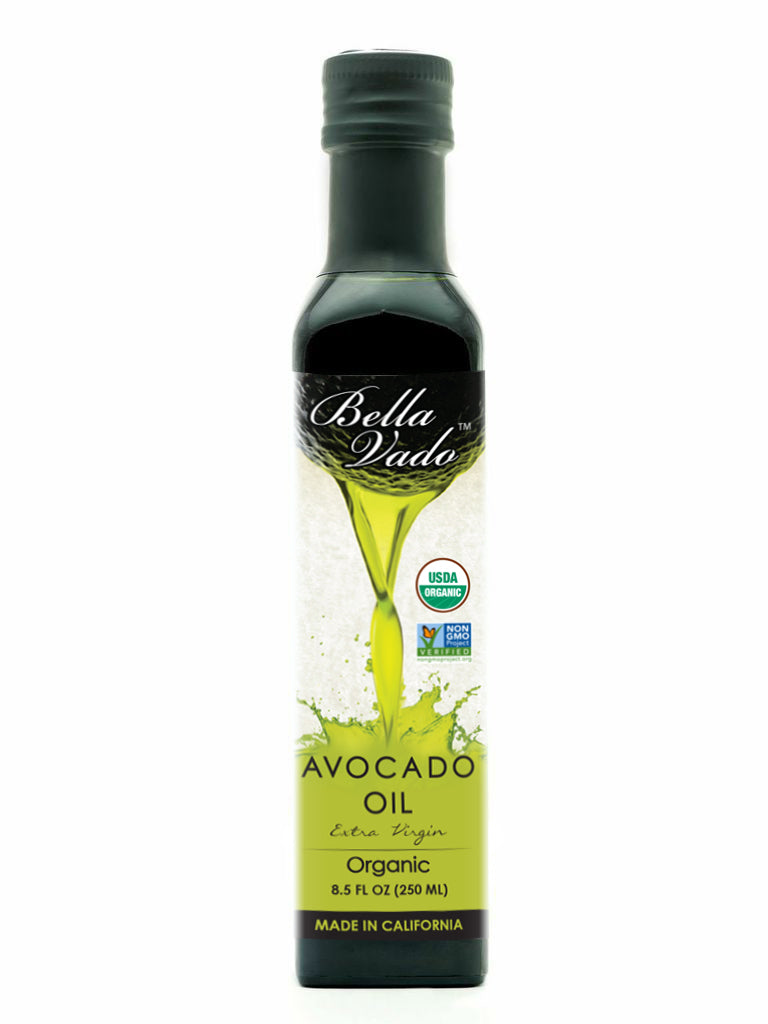 USDA Organic Extra Virgin Avocado Oil (250 ml) – Bella Vado Extra Virgin Avocado  Oil